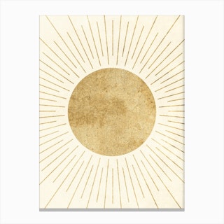 Golden Sunshine Canvas Print