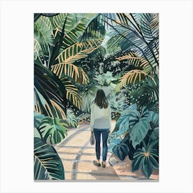 In The Garden Royal Botanic Garden Edinburgh United Kingdom 7 Canvas Print