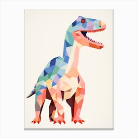 Nursery Dinosaur Art Allosaurus 6 Canvas Print