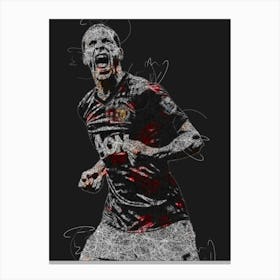 Rio Ferdinand 4 Canvas Print