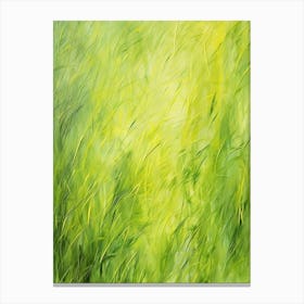 Abstract Of Grass Canvas Print