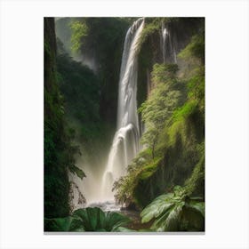 Cascada De Basaseachi, Mexico Realistic Photograph (1) Canvas Print