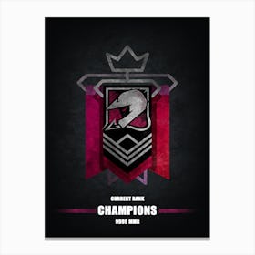 Mozzie Rainbow Six 1 Canvas Print