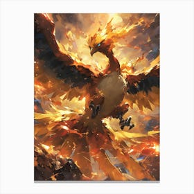 Moltres S From Pokemon Canvas Print