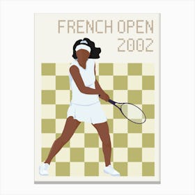 French Open 2002 Tennis Canvas Print