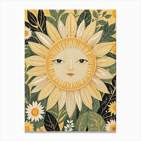 Serene Sun Canvas Print