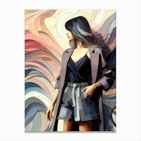 Portrait Artwork 5 Canvas Print