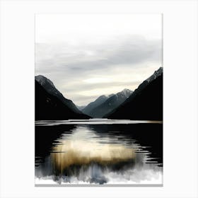 Lake In The Mountains 3 Canvas Print