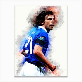 Andrea Pirlo Italy Style Canvas Print