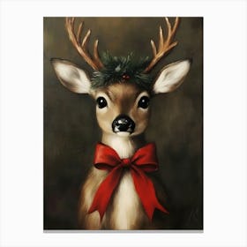 Christmas Deer Canvas Print Canvas Print