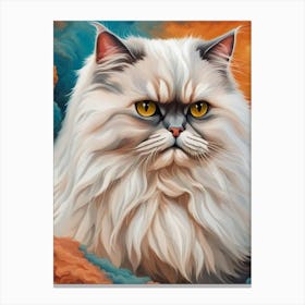 Cat Painting 2 Canvas Print