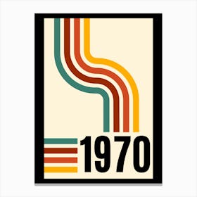 1970 Logo Canvas Print