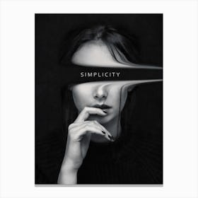 Simplicity 2 Canvas Print