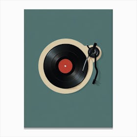 Vinyl Record 7 Canvas Print