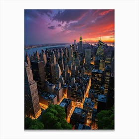 The Pulse of New York City Life Canvas Print