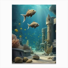 Beauty of underwater world 14 Canvas Print