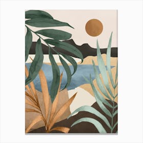 Tropical Landscape Canvas Print