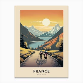 Haute Route France 1 Vintage Hiking Travel Poster Canvas Print