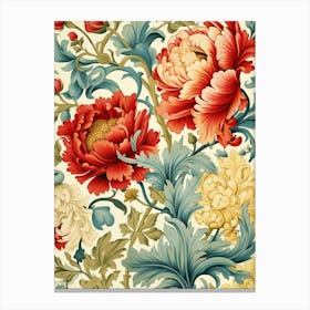 Floral Wallpaper 284 Canvas Print