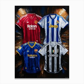 Soccer Jerseys Canvas Print