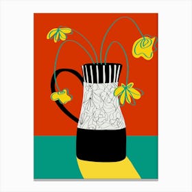 Flowers In A Vase Canvas Print