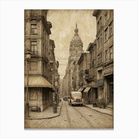 Old City Street Canvas Print