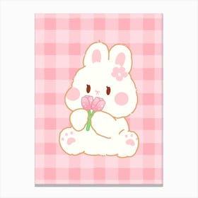 Kawaii Bunny 2 Canvas Print
