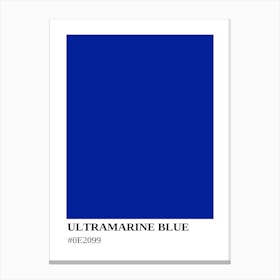 Bauhaus Blue Exhibition 1 Canvas Print