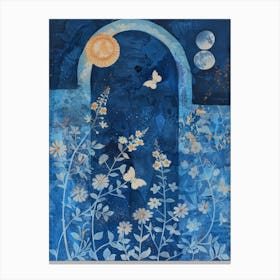 Moonlight Garden Canvas Print