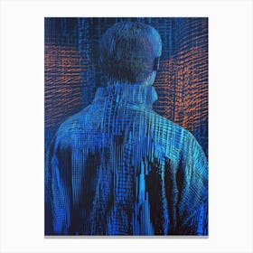 'Digital Man' 1 Canvas Print