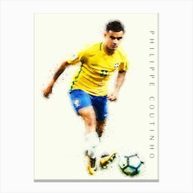 Philippe Coutinho Brazil Canvas Print