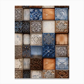 Mosaic Tile Pattern Canvas Print