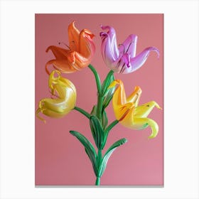 Dreamy Inflatable Flowers Gloriosa Lily 1 Canvas Print