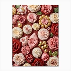 Valentine's Day Rose Treats Canvas Print