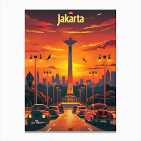 Jakarta Canvas Print