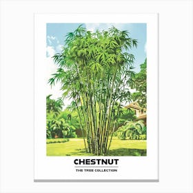 Chestnut Tree Storybook Illustration 2 Poster Canvas Print