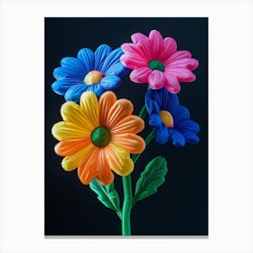 Bright Inflatable Flowers Gerbera Daisy 2 Canvas Print