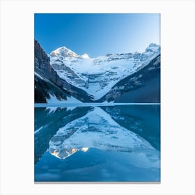 Reflection In Lake Banff Canvas Print