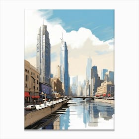 Chicago River Canvas Print