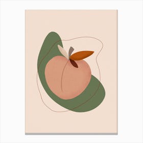 Peach Canvas Print