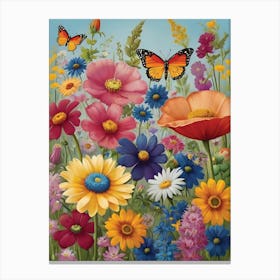 Wildflowers 3 Canvas Print