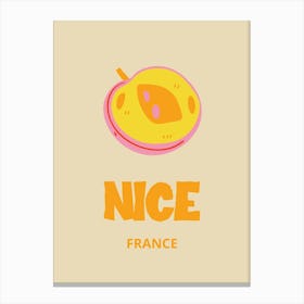 Nice France Canvas Print