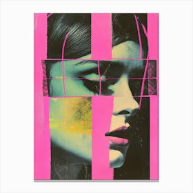 Woman In Pink Canvas Print