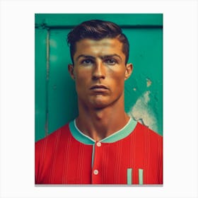 Cristiano Ronaldo Fashion Art Canvas Print