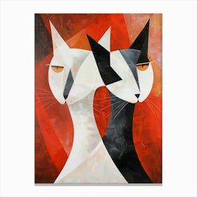 Two Cats 10 Canvas Print