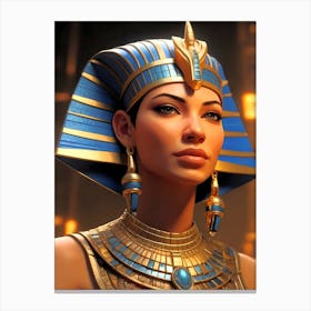 Cleopatra Portrait Artwork 15 Canvas Print