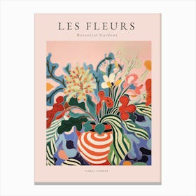 Les Fleurs Botanical Gardens Canvas Print