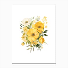 Yellow Flowers 2 Canvas Print