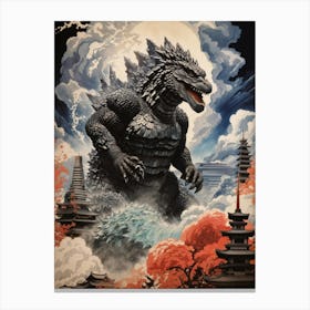 Godzilla Unleashed Canvas Print