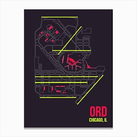 Ord Layout Canvas Print